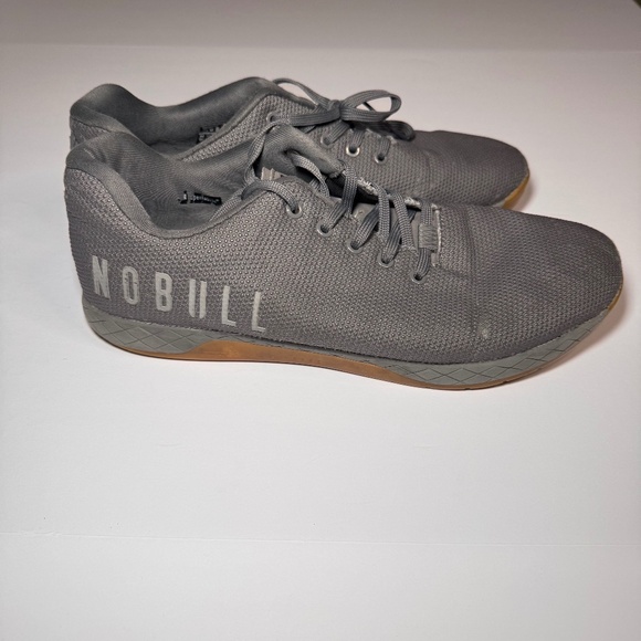 NoBull Trainer Shoes Gray Mesh Size 13.5 Men’s – Minimalist Training Sneakers